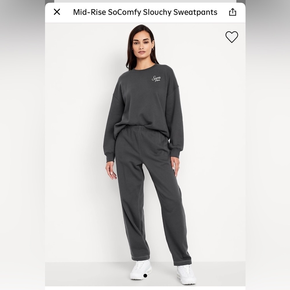 Mid-Rise SoComfy Slouchy Sweatpants